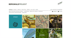 Desktop Screenshot of bergwaldprojekt.de